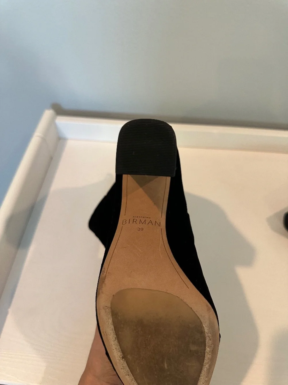 Alexandre Birman Black Velvet Boots Size 39
